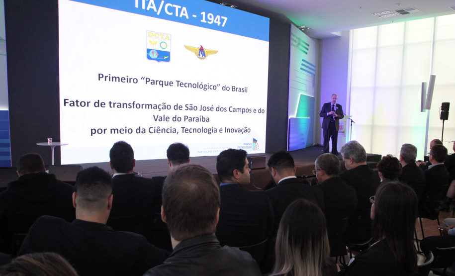 Semana Paraná Inovador. Na foto, o diretor de Relações Internacionais da ANPROTEC e Diretor de Desenvolvimento de Negócios doParque Tecnológico de São José dos Campos, Elso Alberti Junior. 15/10/2019 - Foto: Ari Dias/AEN