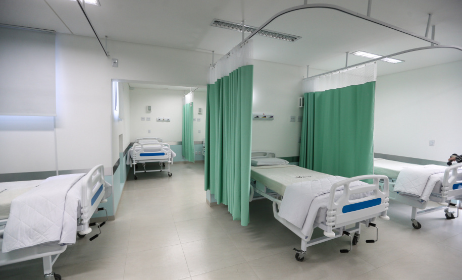 O governador Carlos Massa Ratinho Júnior inaugura nesta quarta-feira (16),   a reforma do pronto-socorro do Hospital São Vicente de Paulo, de Guarapuava (região central). Guarapuava, 16/10/2019 -  Foto: Geraldo Bubniak/AEN