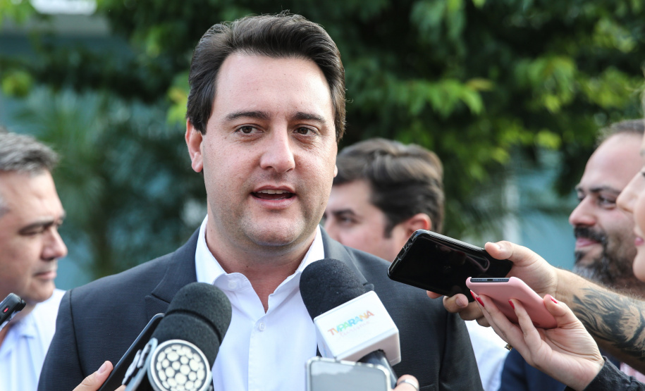 O governador Carlos Massa Ratinho Júnior inaugura nesta quarta-feira (16),   a reforma do pronto-socorro do Hospital São Vicente de Paulo, de Guarapuava (região central). Guarapuava, 16/10/2019 -  Foto: Geraldo Bubniak/AEN