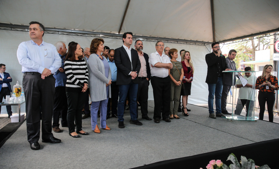 O governador Carlos Massa Ratinho Júnior inaugura nesta quarta-feira (16),   a reforma do pronto-socorro do Hospital São Vicente de Paulo, de Guarapuava (região central). Guarapuava, 16/10/2019 -  Foto: Geraldo Bubniak/AEN