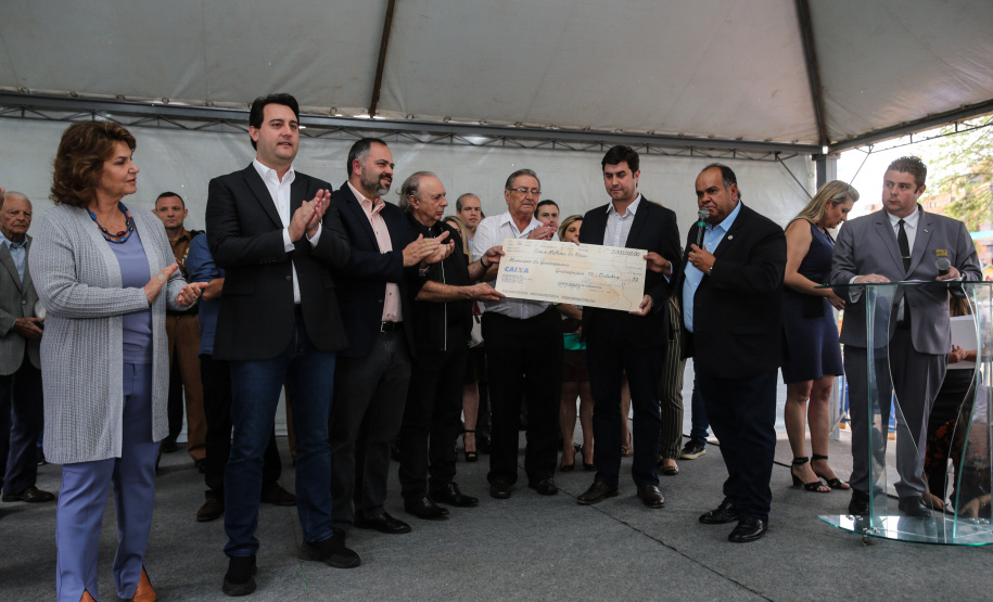 O governador Carlos Massa Ratinho Júnior inaugura nesta quarta-feira (16),   a reforma do pronto-socorro do Hospital São Vicente de Paulo, de Guarapuava (região central). Guarapuava, 16/10/2019 -  Foto: Geraldo Bubniak/AEN