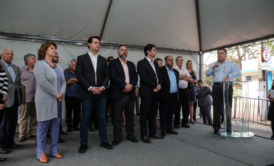 O governador Carlos Massa Ratinho Júnior inaugura nesta quarta-feira (16),   a reforma do pronto-socorro do Hospital São Vicente de Paulo, de Guarapuava (região central). Guarapuava, 16/10/2019 -  Foto: Geraldo Bubniak/AEN