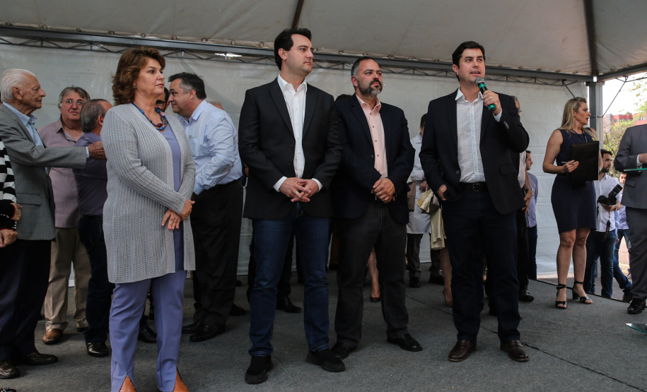 O governador Carlos Massa Ratinho Júnior inaugura nesta quarta-feira (16),   a reforma do pronto-socorro do Hospital São Vicente de Paulo, de Guarapuava (região central). Guarapuava, 16/10/2019 -  Foto: Geraldo Bubniak/AEN
