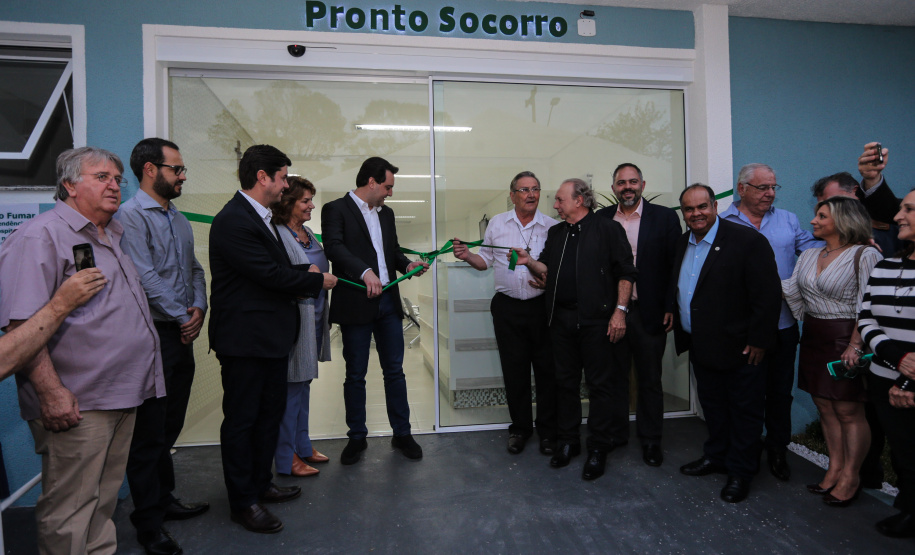 O governador Carlos Massa Ratinho Júnior inaugura nesta quarta-feira (16),   a reforma do pronto-socorro do Hospital São Vicente de Paulo, de Guarapuava (região central). Guarapuava, 16/10/2019 -  Foto: Geraldo Bubniak/AEN