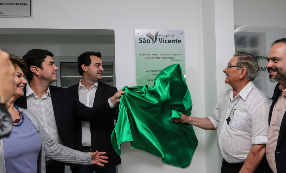 O governador Carlos Massa Ratinho Júnior inaugura nesta quarta-feira (16),   a reforma do pronto-socorro do Hospital São Vicente de Paulo, de Guarapuava (região central). Guarapuava, 16/10/2019 -  Foto: Geraldo Bubniak/AEN