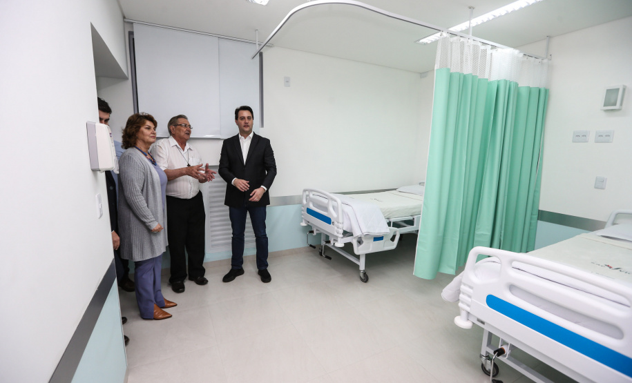 O governador Carlos Massa Ratinho Júnior inaugura nesta quarta-feira (16),   a reforma do pronto-socorro do Hospital São Vicente de Paulo, de Guarapuava (região central). Guarapuava, 16/10/2019 -  Foto: Geraldo Bubniak/AEN