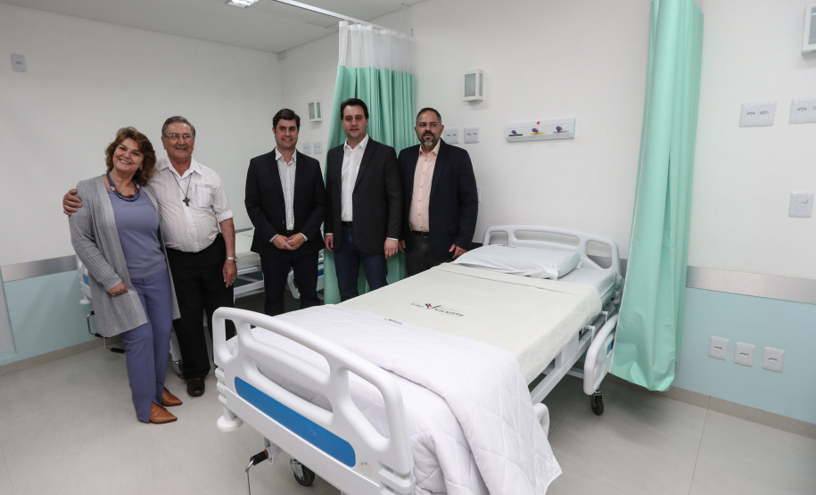 O governador Carlos Massa Ratinho Júnior inaugura nesta quarta-feira (16),   a reforma do pronto-socorro do Hospital São Vicente de Paulo, de Guarapuava (região central). Guarapuava, 16/10/2019 -  Foto: Geraldo Bubniak/AEN