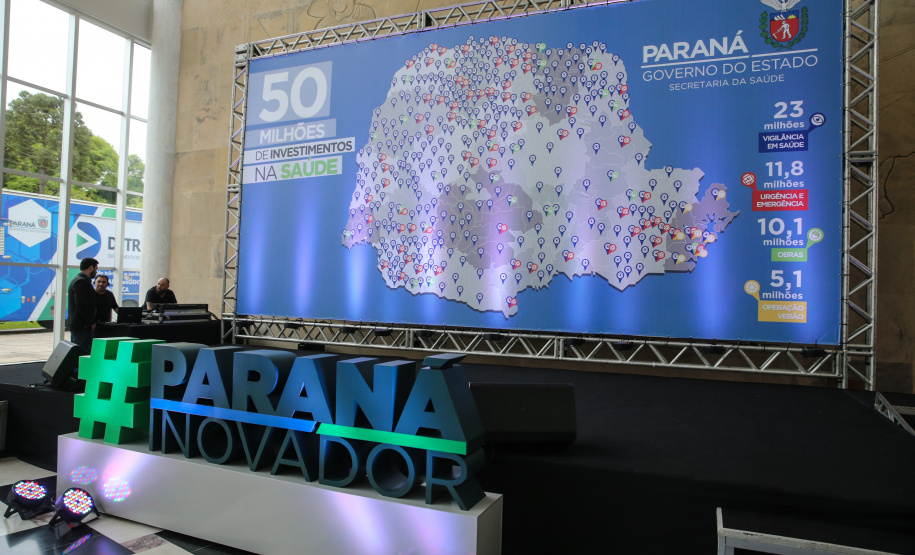 O governador Carlos Massa Ratinho Junior anuncia nesta segunda-feira (21) a liberação de R$ 50 milhões para ações da área da saúde. Curitiba, 21/10/2019 - Foto: Geraldo Bubniak/AEN
