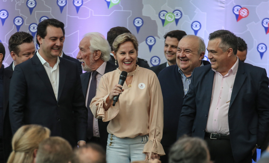 O governador Carlos Massa Ratinho Junior anuncia nesta segunda-feira (21) a liberação de R$ 50 milhões para ações da área da saúde. Curitiba, 21/10/2019 - Foto: Geraldo Bubniak/AEN