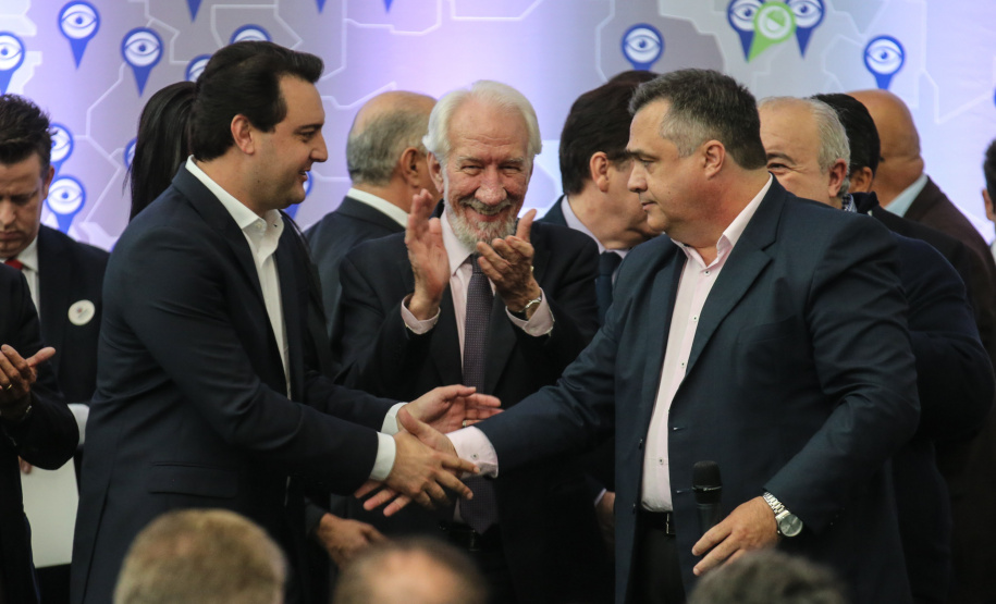 O governador Carlos Massa Ratinho Junior anuncia nesta segunda-feira (21) a liberação de R$ 50 milhões para ações da área da saúde. Curitiba, 21/10/2019 - Foto: Geraldo Bubniak/AEN