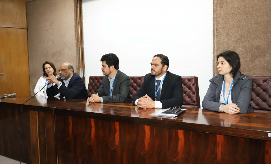 O secretário da Fazenda Renê Garcia, fala durante o curso de formação dos novos servidores da SEFA.Curitiba, 16-10-19.Foto: Arnaldo Alves / AEN.