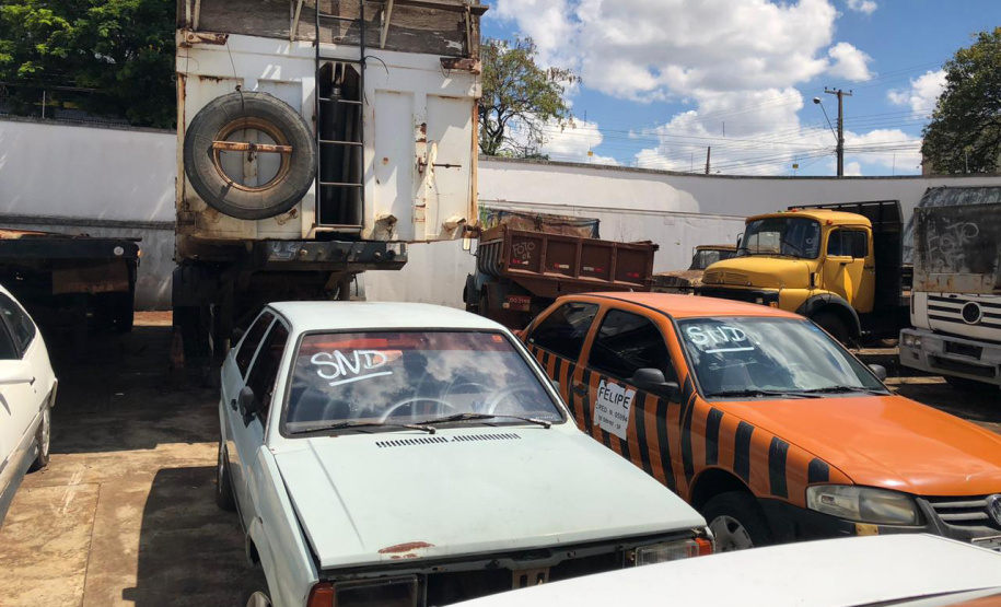 Leilão de veículos soma R$ 487 mil para o combate ao tráfico. Foto: Divulgação/SESP