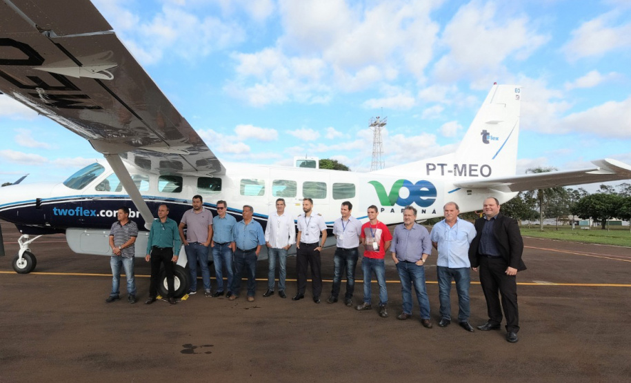 O Voe Paraná é o maior programa de aviação regional da Gol no País. Os trechos são operados em parceria com a empresa TwoFlex. O trajeto entre Campo Mourão e Curitiba deu início a este novo mapa aéreo no Estado, que conta com 67 novos voos semanais entre a capital e cidades do interior. Foto: Prefeitura de Campo Mourão