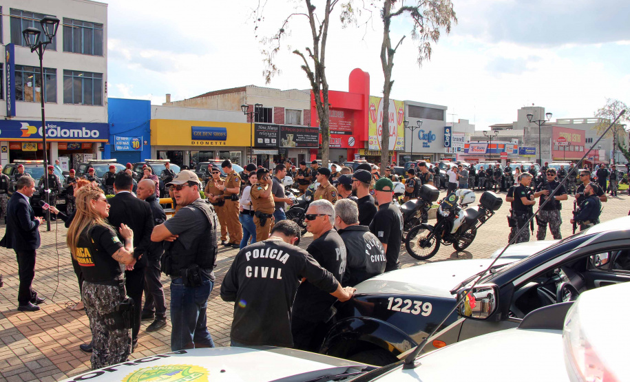 São José dos Pinhais, 22 de outubro de 2019. Operação Frente Brasil.