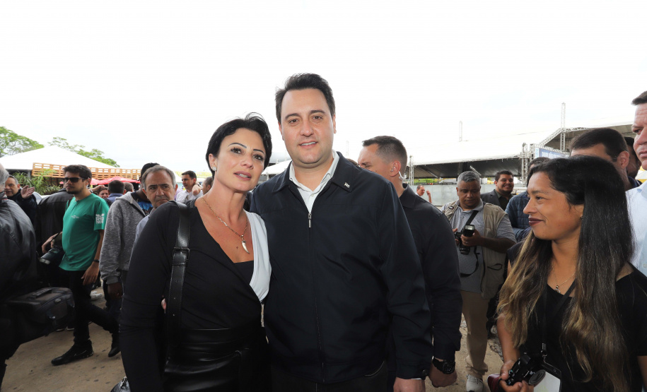 O governador concede coletiva à imprensa.Ponta Grossa, 23-10-19.Foto: Arnaldo Alves / AEN.