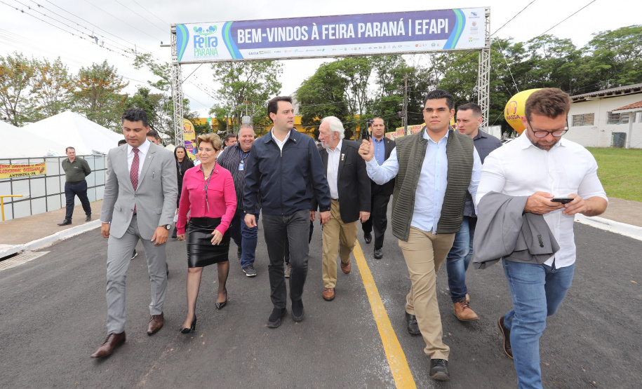 O governador concede coletiva à imprensa.Ponta Grossa, 23-10-19.Foto: Arnaldo Alves / AEN.