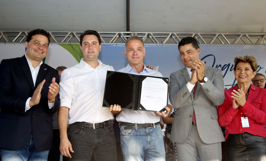 Governador Carlos Massa Ratinho Junior participa  em Ponta Grossa da inauguração do Parque Tecnológico. Ponta Grossa,23/10/2019 Foto:Jaelson Lucas / AEN