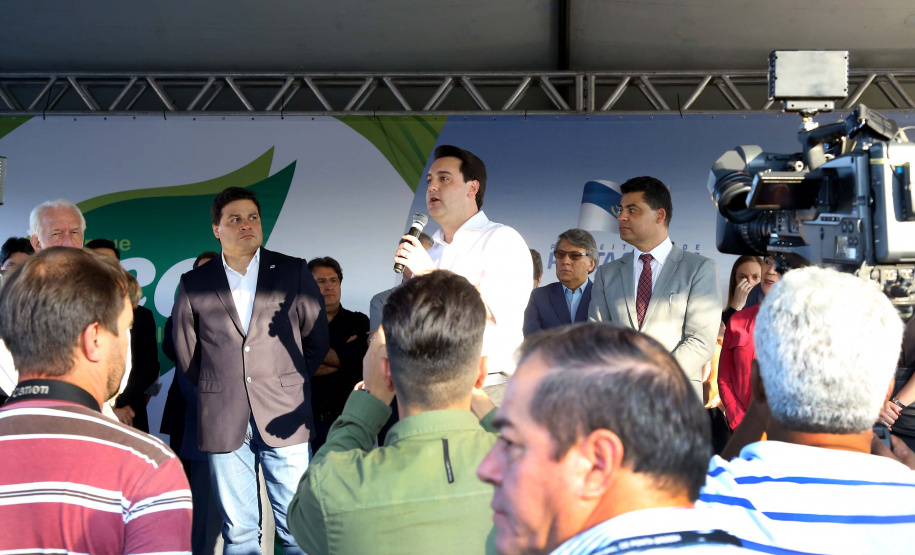 Governador Carlos Massa Ratinho Junior participa  em Ponta Grossa da inauguração do Parque Tecnológico. Ponta Grossa,23/10/2019 Foto:Jaelson Lucas / AEN