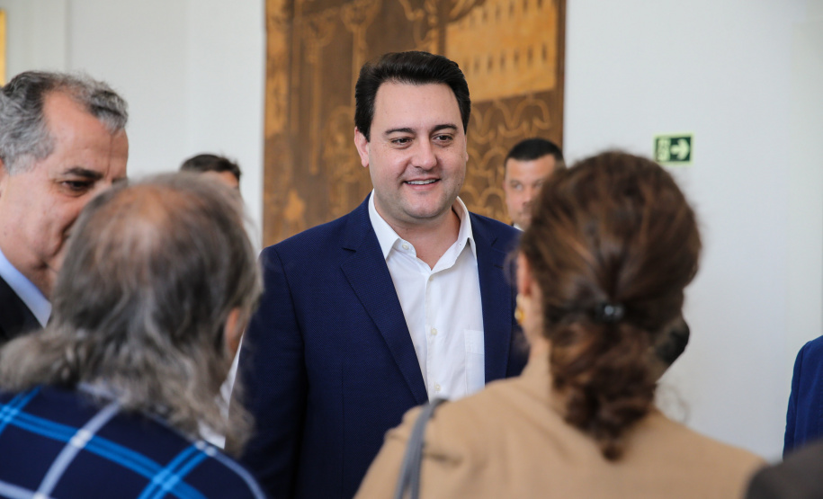 O governador Carlos Massa Ratinho Junior e a presidente do IBGE (Instituto Brasileiro de Geografia e Estatística), Susana Cordeiro Guerra, divulgam nesta sexta-feira (25), no Palácio Iguaçu, os números do Censo Agropecuário 2017. Curitiba, 25/10/2019 - Foto: Geraldo Bubniak/AEN