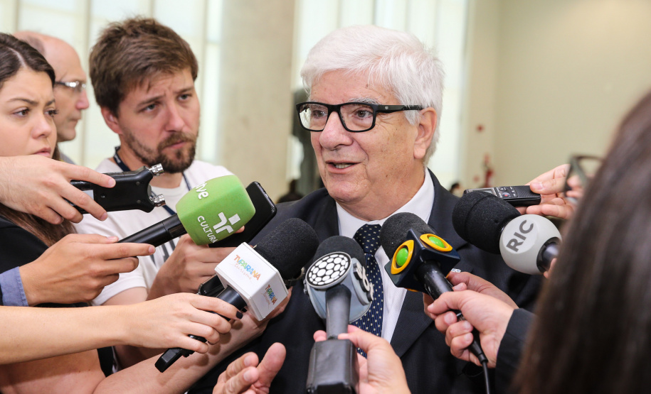 O governador Carlos Massa Ratinho Junior e a presidente do IBGE (Instituto Brasileiro de Geografia e Estatística), Susana Cordeiro Guerra, divulgam nesta sexta-feira (25), no Palácio Iguaçu, os números do Censo Agropecuário 2017. Curitiba, 25/10/2019 - Foto: Geraldo Bubniak/AEN