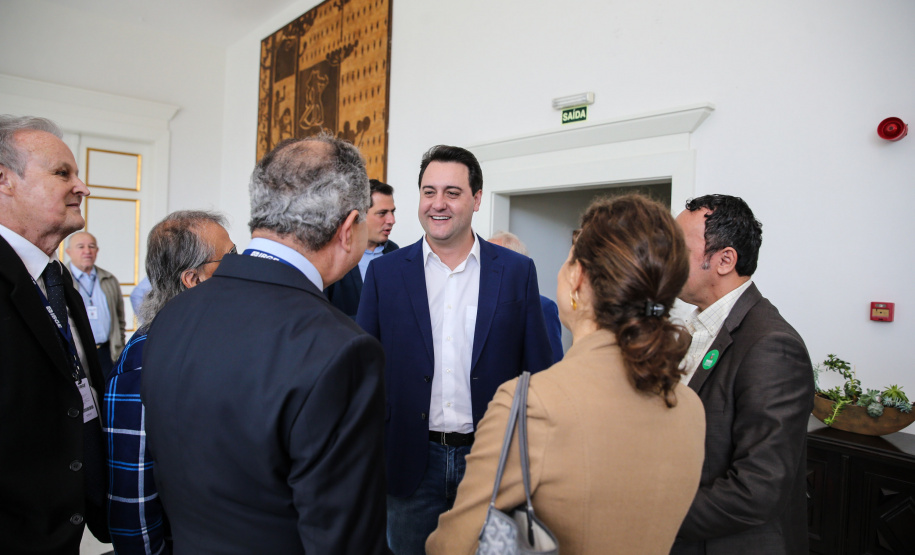 O governador Carlos Massa Ratinho Junior e a presidente do IBGE (Instituto Brasileiro de Geografia e Estatística), Susana Cordeiro Guerra, divulgam nesta sexta-feira (25), no Palácio Iguaçu, os números do Censo Agropecuário 2017. Curitiba, 25/10/2019 - Foto: Geraldo Bubniak/AEN