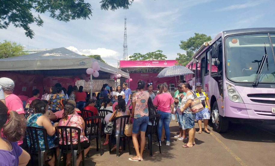 Paraná Rosa já realizou e agendou mais de 7 mil exames que previnem doenças na mulher. Foto: Divulgação/SESA