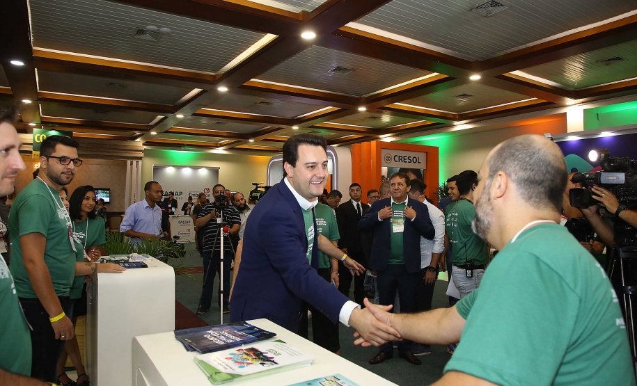 Governador Carlos Massa Ratinho Junior participa em Foz do Iguaçu, do Congresso Empresárial Paranaense. Foz do Iguaçu,25/10/2019 Foto:Jaelson Lucas / AEN