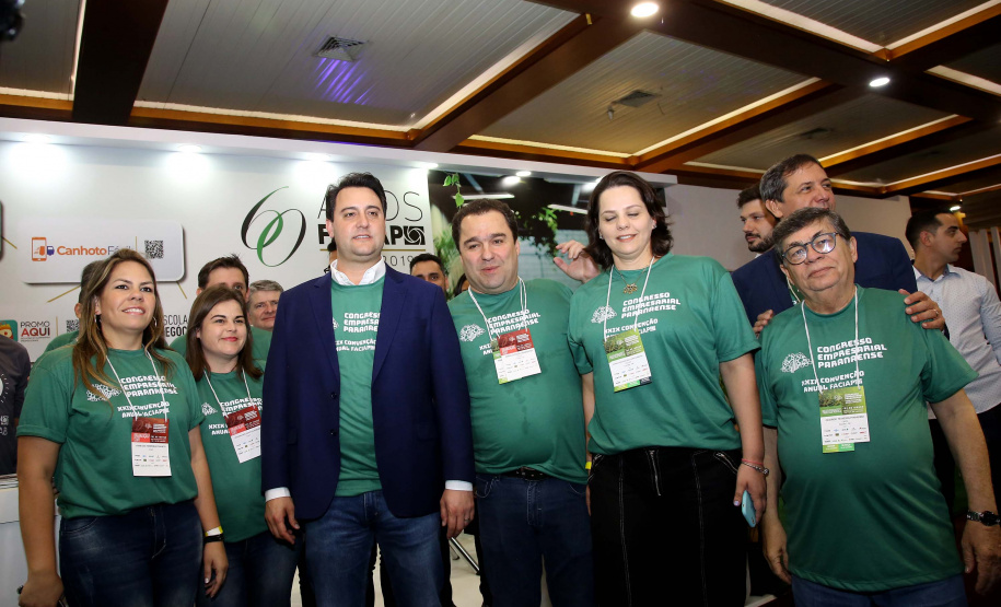 Governador Carlos Massa Ratinho Junior participa em Foz do Iguaçu, do Congresso Empresárial Paranaense. Foz do Iguaçu,25/10/2019 Foto:Jaelson Lucas / AEN