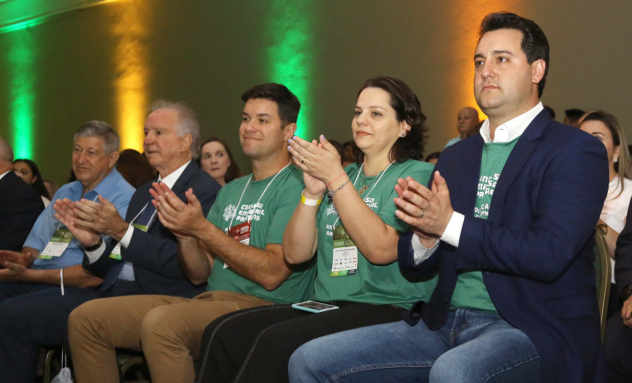 Governador Carlos Massa Ratinho Junior participa em Foz do Iguaçu, do Congresso Empresárial Paranaense. Foz do Iguaçu,25/10/2019 Foto:Jaelson Lucas / AEN