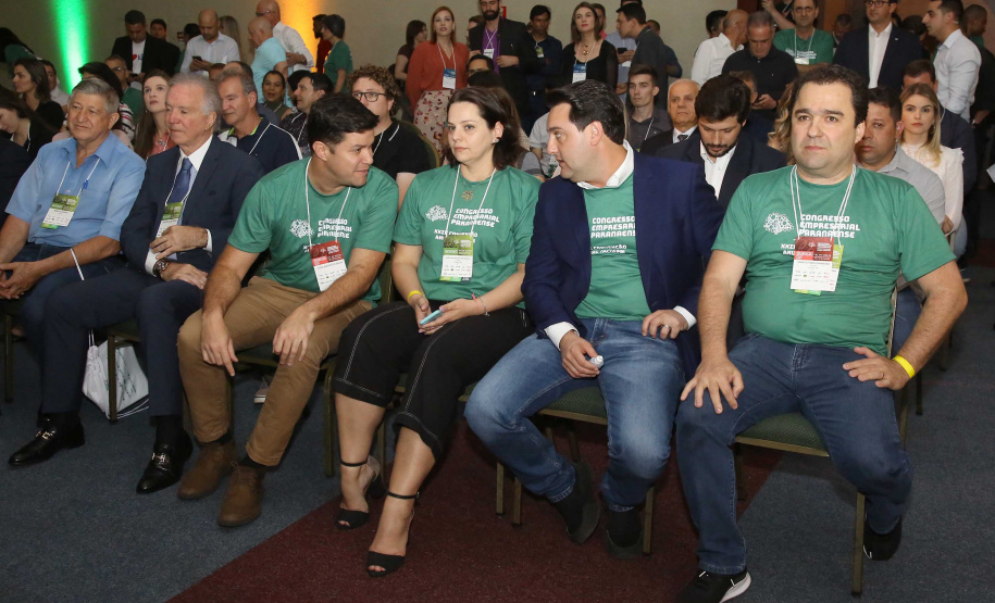Governador Carlos Massa Ratinho Junior participa em Foz do Iguaçu, do Congresso Empresárial Paranaense. Foz do Iguaçu,25/10/2019 Foto:Jaelson Lucas / AEN