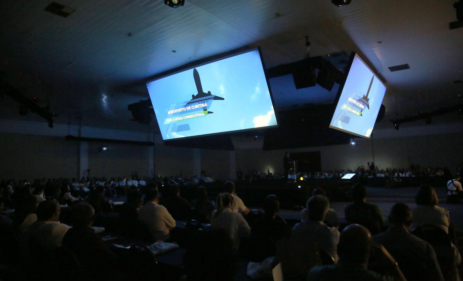 Governador Carlos Massa Ratinho Junior participa em Foz do Iguaçu, do Congresso Empresárial Paranaense. Foz do Iguaçu,25/10/2019 Foto:Jaelson Lucas / AEN