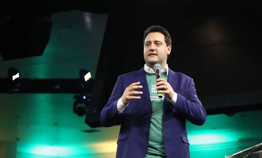 Governador Carlos Massa Ratinho Junior participa em Foz do Iguaçu, do Congresso Empresárial Paranaense. Foz do Iguaçu,25/10/2019 Foto:Jaelson Lucas / AEN