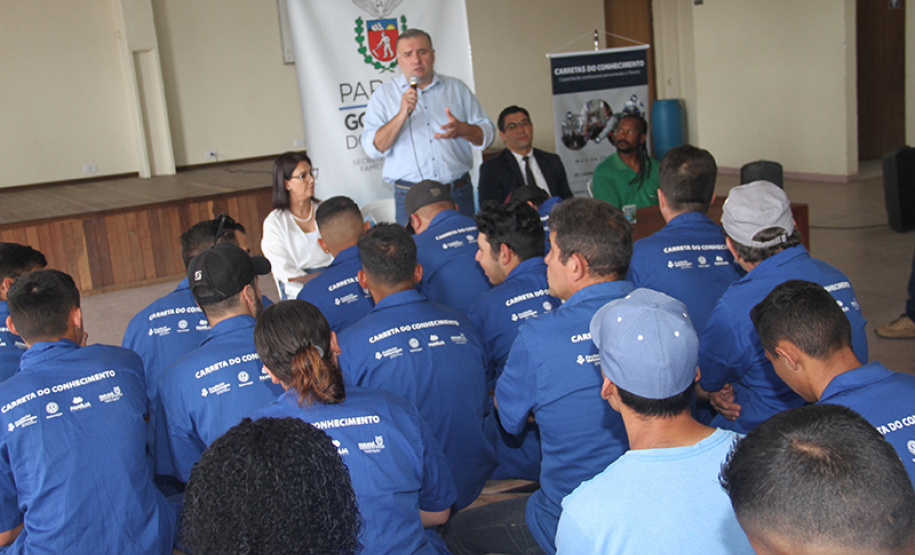 Programa Carretas do Conhecimento forma 1,1 mil alunos. Foto: SEJUF