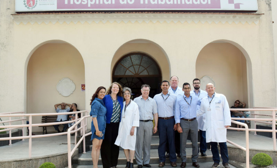 Hospital do Trabalhador recebe ortopedistas norte-americanos. Foto: SESA