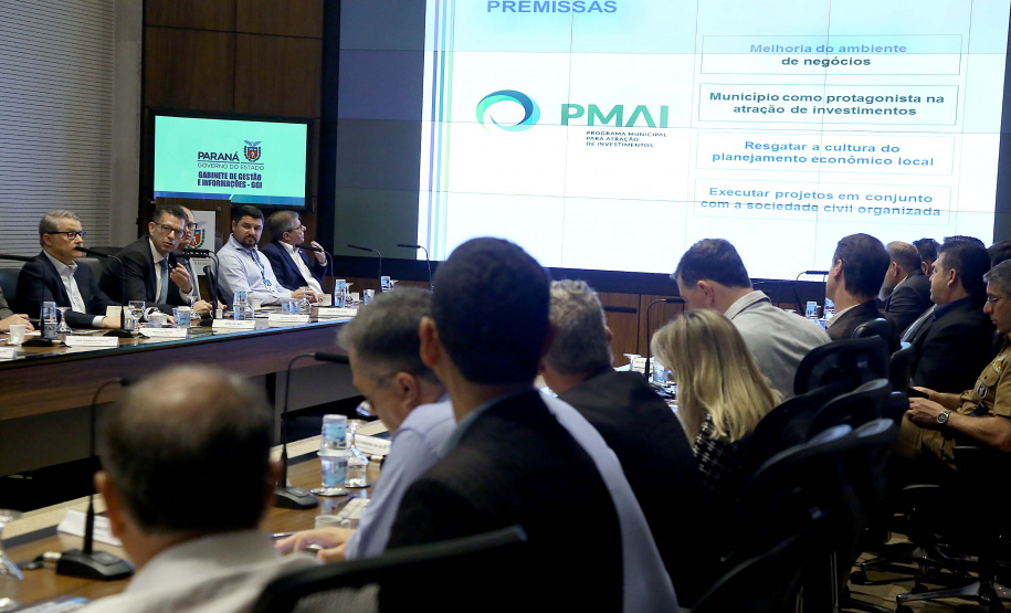 Governador Carlos Massa Ratinho Junior participa da reunião de secretários. Curitiba,29/10/2019 Foto:Jaelson Lucas / AEN