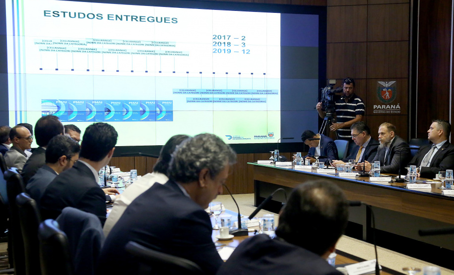 Governador Carlos Massa Ratinho Junior participa da reunião de secretários. Curitiba,29/10/2019 Foto:Jaelson Lucas / AEN