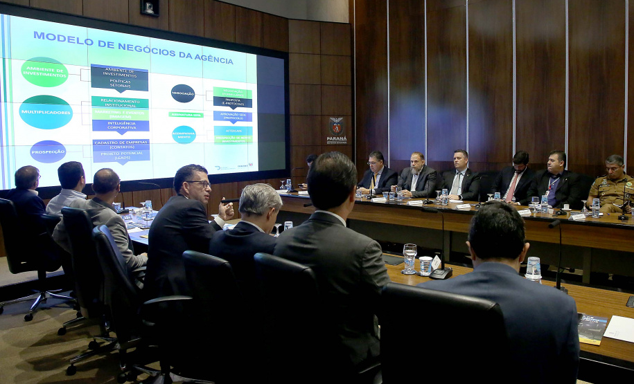 Governador Carlos Massa Ratinho Junior participa da reunião de secretários. Curitiba,29/10/2019 Foto:Jaelson Lucas / AEN