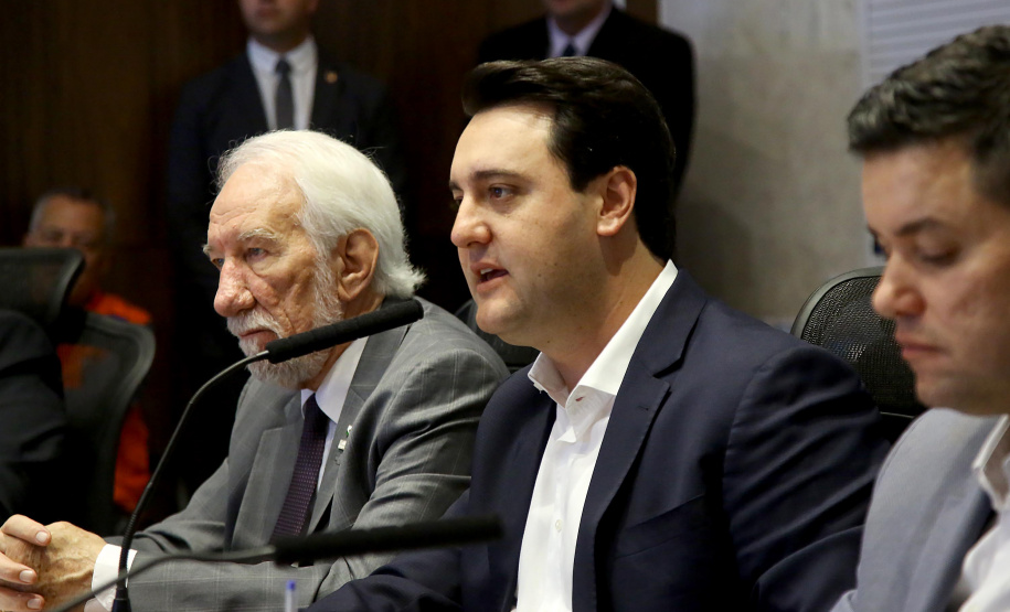 Governador Carlos Massa Ratinho Junior participa da reunião de secretários. Curitiba,29/10/2019 Foto:Jaelson Lucas / AEN
