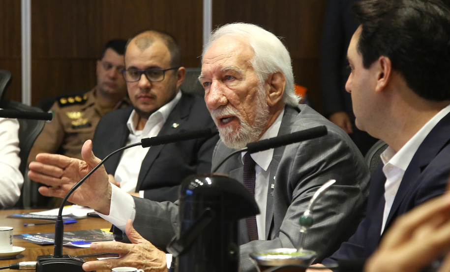 Governador Carlos Massa Ratinho Junior participa da reunião de secretários. Curitiba,29/10/2019 Foto:Jaelson Lucas / AEN
