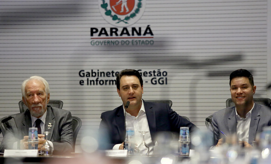 Governador Carlos Massa Ratinho Junior participa da reunião de secretários. Curitiba,29/10/2019 Foto:Jaelson Lucas / AEN