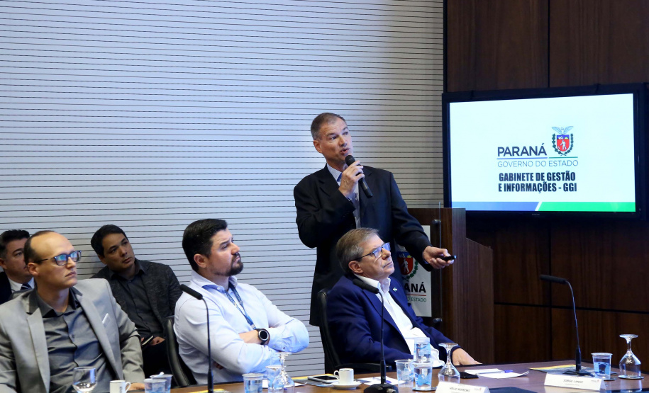 Governador Carlos Massa Ratinho Junior participa da reunião de secretários. Curitiba,29/10/2019 Foto:Jaelson Lucas / AEN
