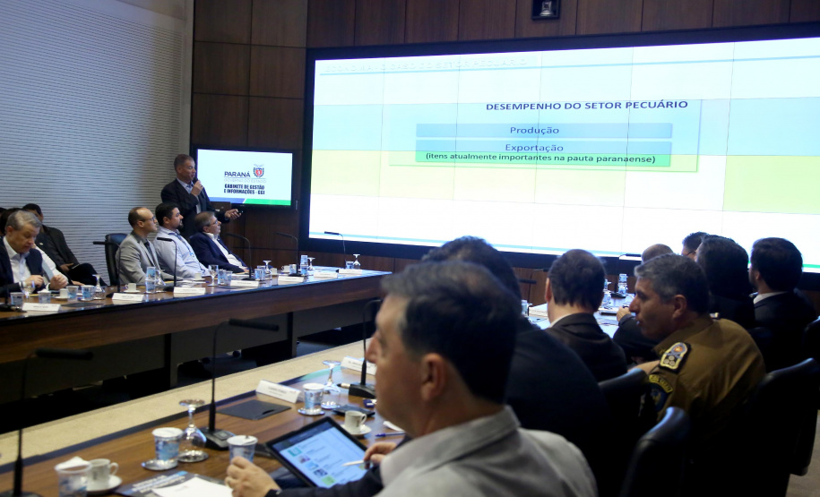 Governador Carlos Massa Ratinho Junior participa da reunião de secretários. Curitiba,29/10/2019 Foto:Jaelson Lucas / AEN