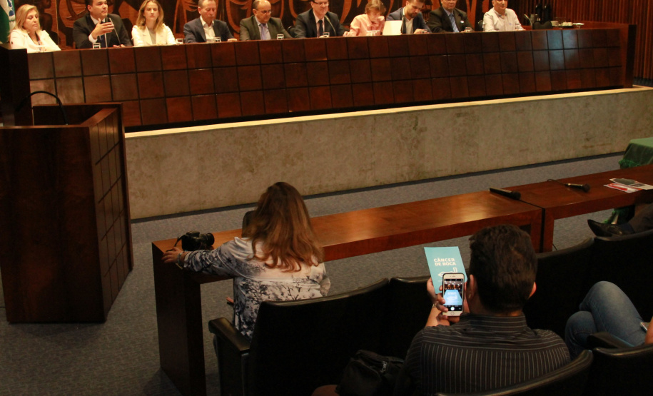 Deputados, representantes de instituições da área da odontologia, cirurgiões dentistas e população em geral participaram nesta terça-feira (29), na Assembleia Legislativa do Paraná, da audiência pública sobre Saúde Bucal: promoção, conscientização e prevenção no Paraná