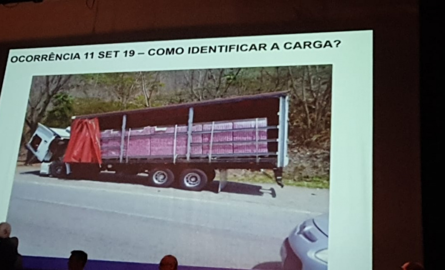 O Batalhão de Polícia Rodoviária (BPRv) participou do Seminário Raízen Sudeste, Roubos de Cargas, Fraudes e Delitos Conexos, realizado na cidade de Mairinque, no estado de São Paulo, terça-feira (29). No encontro foram discutidas estratégias de policiamento, inovações e tecnologias aplicáveis à segurança viária. O Paraná se destacou pelos baixos índices de roubos de carga: 3% de todos os crimes deste tipo no Brasil ocorreram em estradas estaduais paranaenses. Foto: Divulgação/SESP