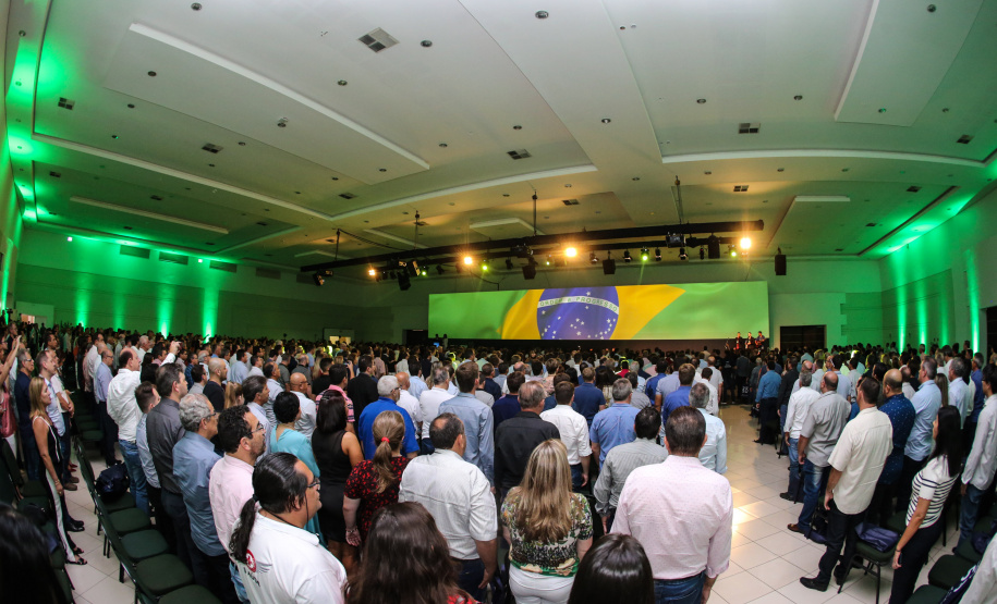 O governador Carlos Massa Ratinho Junior faz a abertura nesta quinta-feira (31),  do encontro de capacitação Governo 5.0 no Hotel Rafain Palace & Convention, em Foz do Iguaçu. Foz do Iguaçu, 17/10/2019 -  Foto: Geraldo Bubniak/AEN