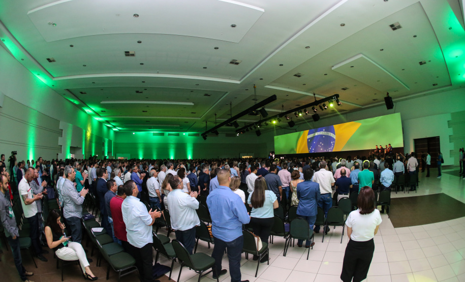 O governador Carlos Massa Ratinho Junior faz a abertura nesta quinta-feira (31),  do encontro de capacitação Governo 5.0 no Hotel Rafain Palace & Convention, em Foz do Iguaçu. Foz do Iguaçu, 17/10/2019 -  Foto: Geraldo Bubniak/AEN