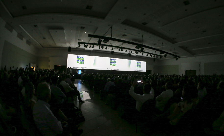 O governador Carlos Massa Ratinho Junior faz a abertura nesta quinta-feira (31),  do encontro de capacitação Governo 5.0 no Hotel Rafain Palace & Convention, em Foz do Iguaçu. Foz do Iguaçu, 17/10/2019 -  Foto: Geraldo Bubniak/AEN
