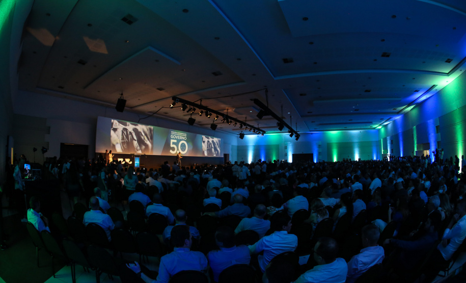 O governador Carlos Massa Ratinho Junior faz a abertura nesta quinta-feira (31),  do encontro de capacitação Governo 5.0 no Hotel Rafain Palace & Convention, em Foz do Iguaçu. Foz do Iguaçu, 17/10/2019 -  Foto: Geraldo Bubniak/AEN