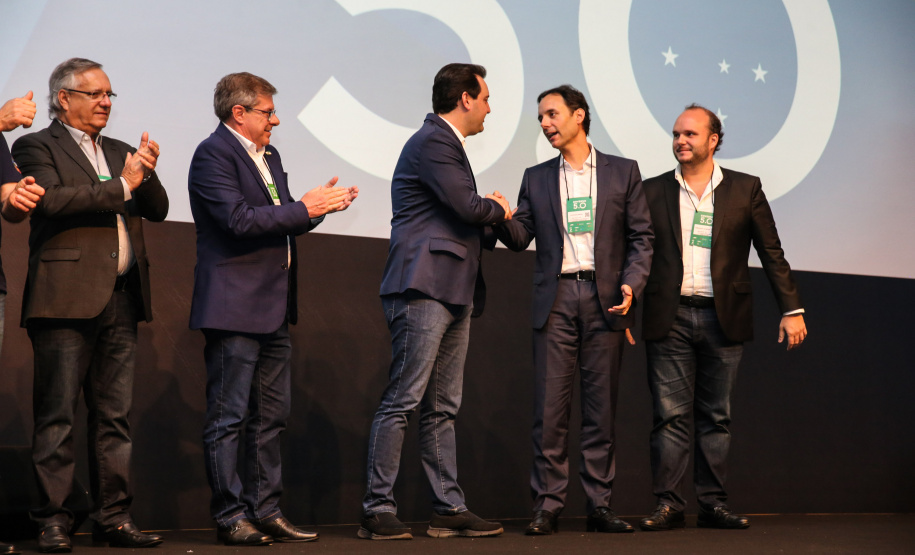 O governador Carlos Massa Ratinho Junior faz a abertura nesta quinta-feira (31),  do encontro de capacitação Governo 5.0 no Hotel Rafain Palace & Convention, em Foz do Iguaçu. Foz do Iguaçu, 17/10/2019 -  Foto: Geraldo Bubniak/AEN