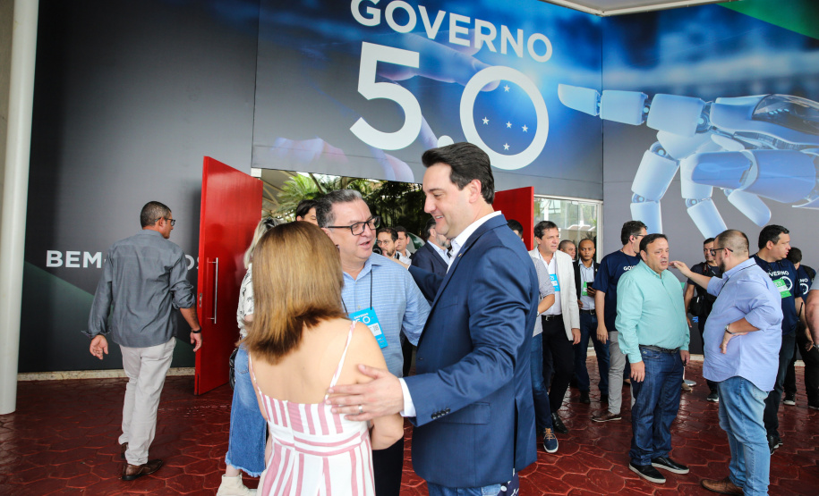 O governador Carlos Massa Ratinho Junior faz a abertura nesta quinta-feira (31),  do encontro de capacitação Governo 5.0 no Hotel Rafain Palace & Convention, em Foz do Iguaçu. Foz do Iguaçu, 17/10/2019 -  Foto: Geraldo Bubniak/AEN